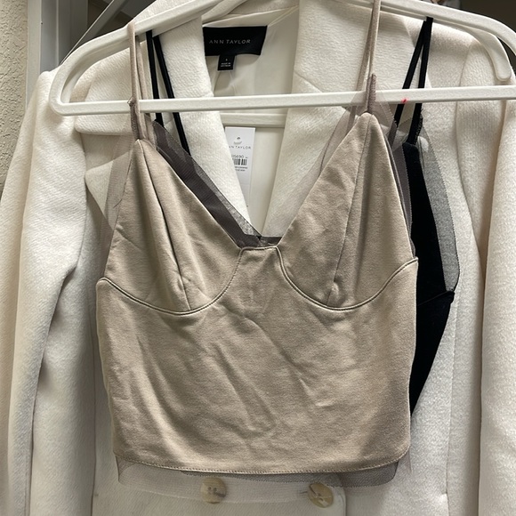 CLOSET CLEAROUT: WOMENS URBAN OUTFITTERS TANK TOP BUNDLE BLACK + TAN SZ S - Picture 3 of 4